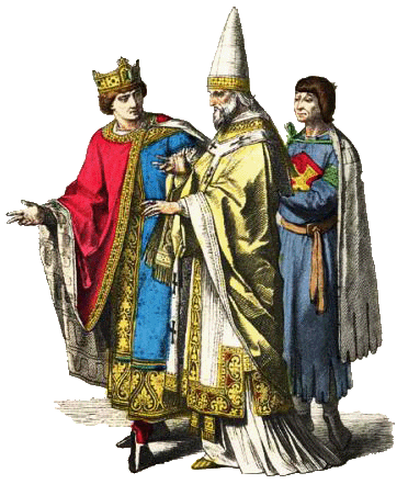 A Priest, a King, and an Attendant